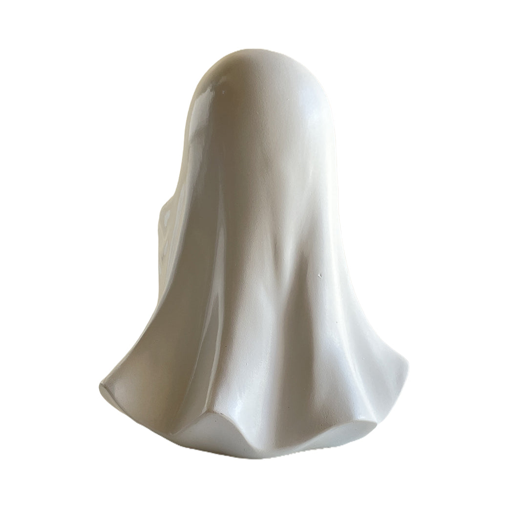 Spooky Cute Ghost with Dr Pepper Zero Sugar Blackberry – Resin Decor for Desk, Living Room, or Fireplace, Custom Halloween Decoration for Dr Pepper Fans